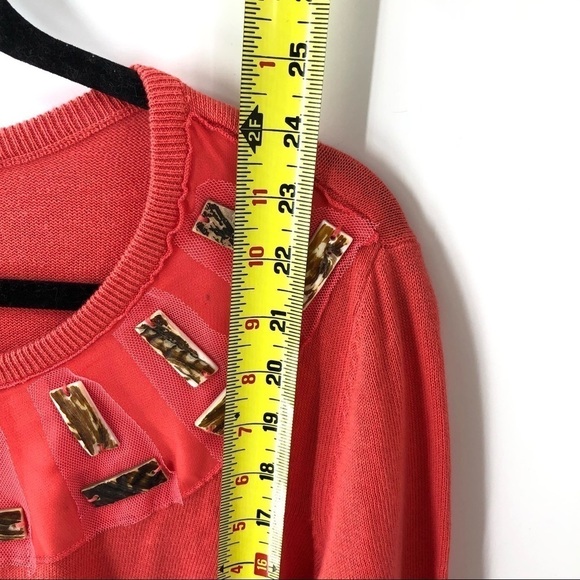 NWT Soft Surroundings Linen Cotton Blend Tortoise Shell Cardigan Sweater Large - Picture 8 of 10